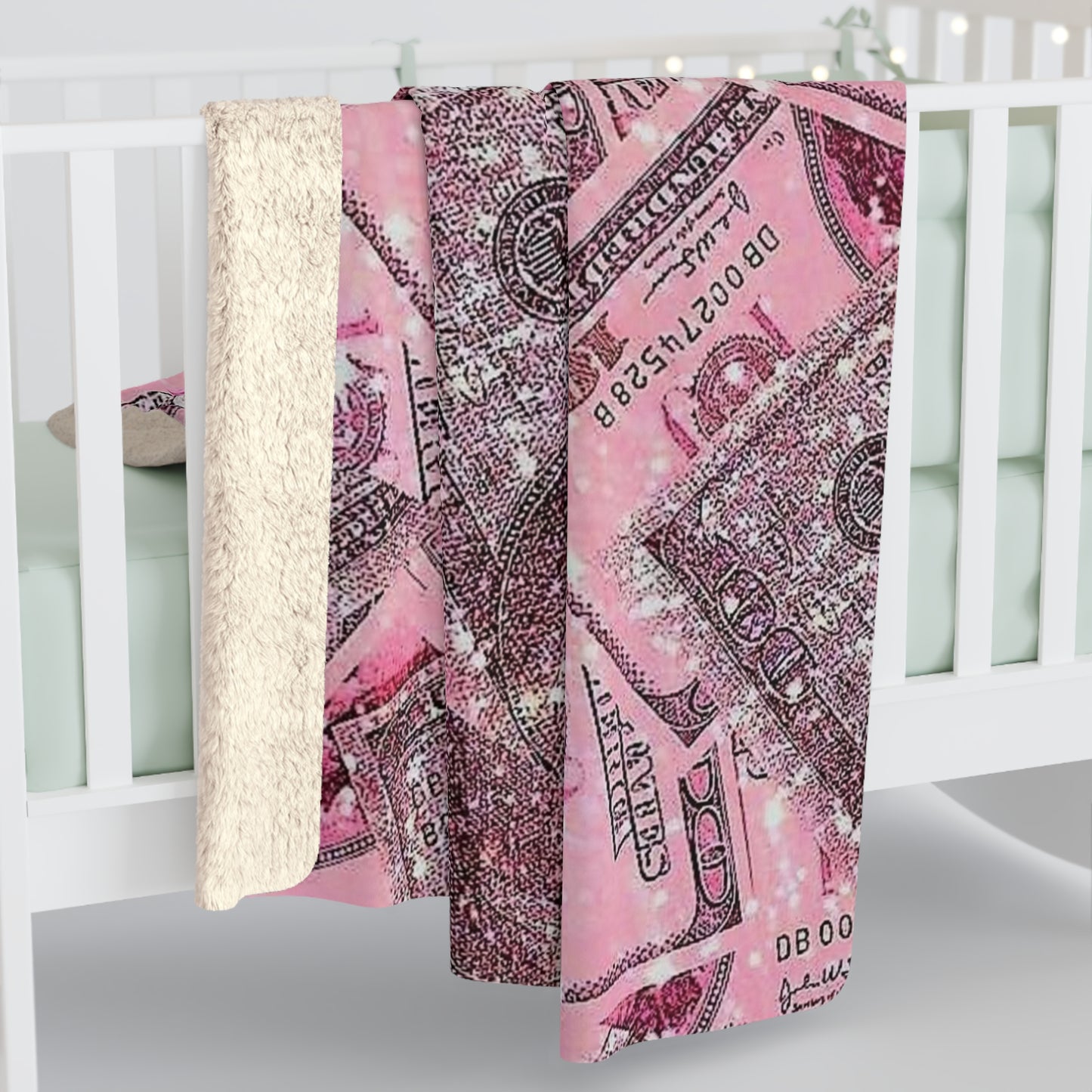 "Money Moves" Sherpa Fleece Blanket — Wrap Yourself in Abundance