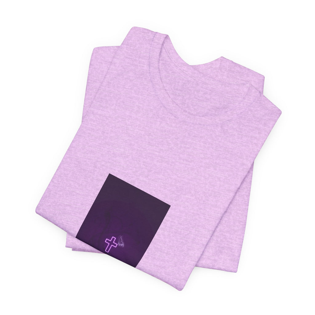 "Covered" Cross Tee — She Wears Her Faith Softly.. Tshirt for women