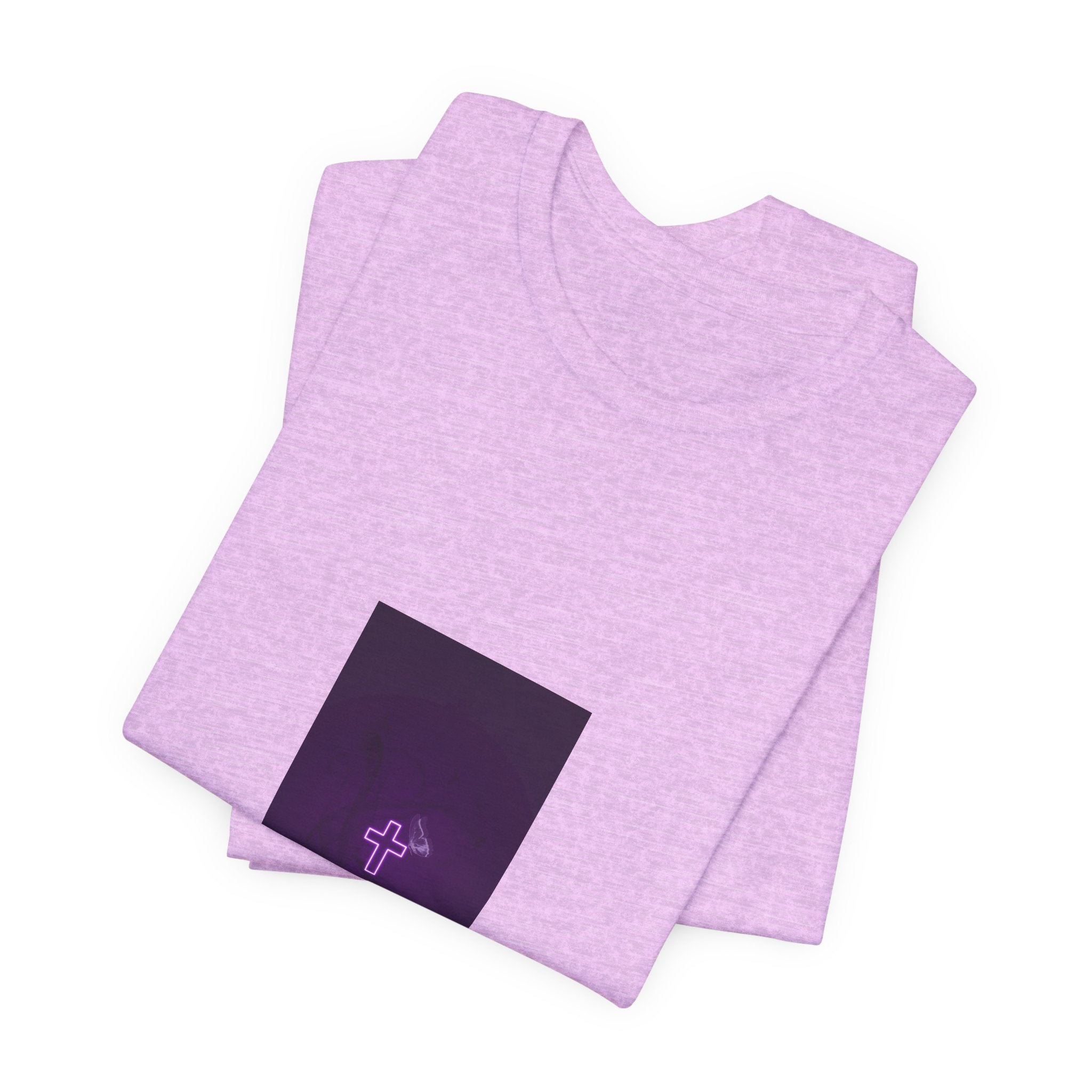 "Covered" Cross Tee — She Wears Her Faith Softly.. Tshirt for women