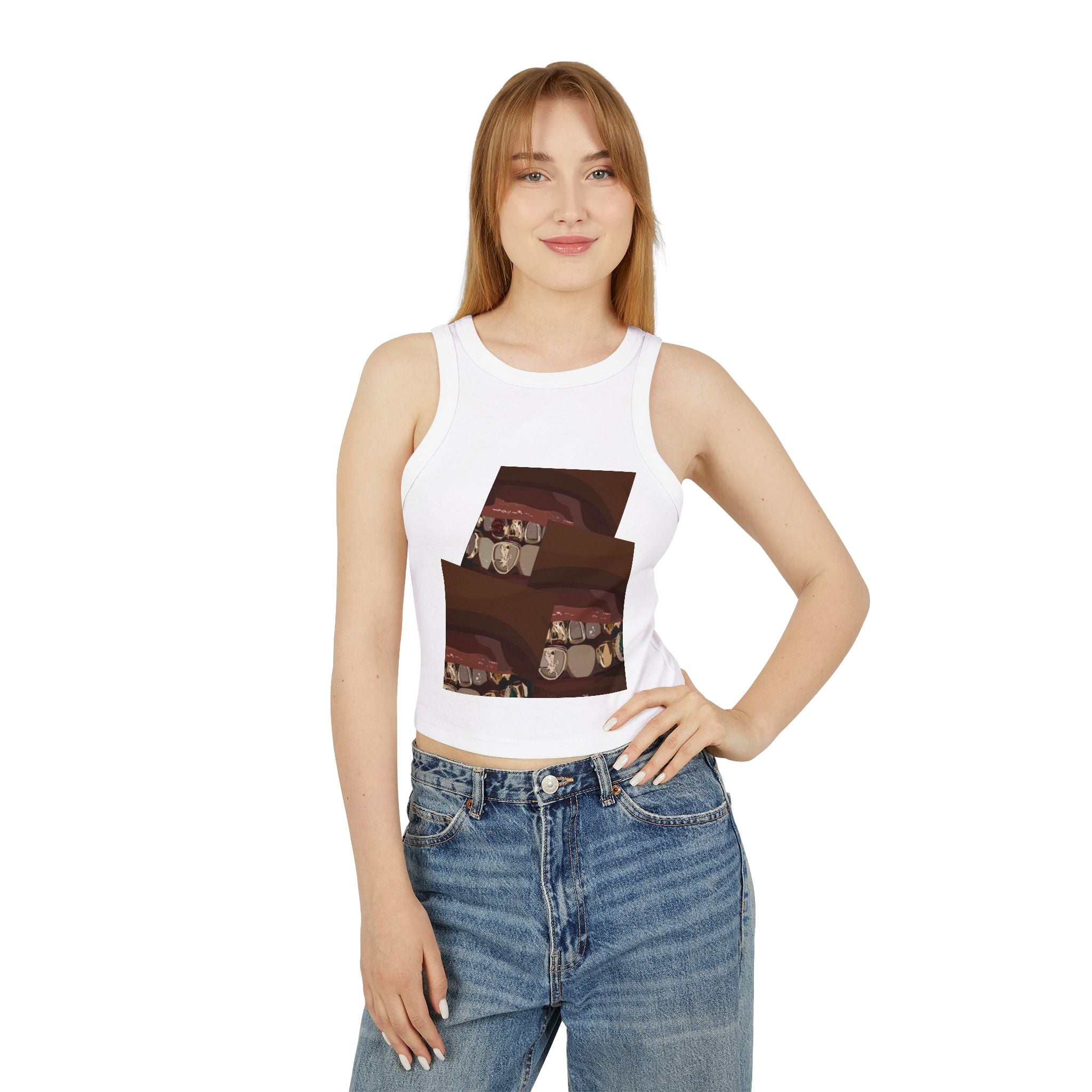 Women's Micro Rib Racer Tank Top