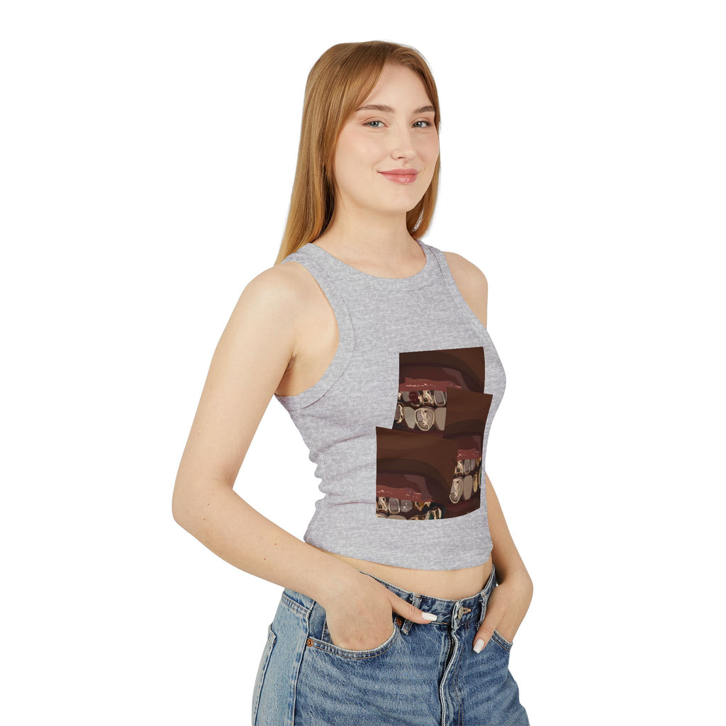 Women's Micro Rib Racer Tank Top