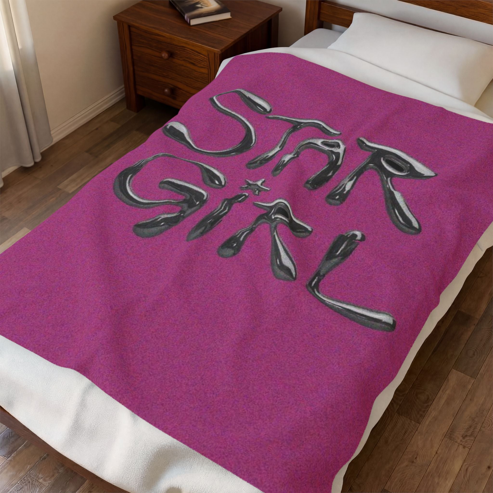 Large Velveteen Plush Blanket |Blankets for women