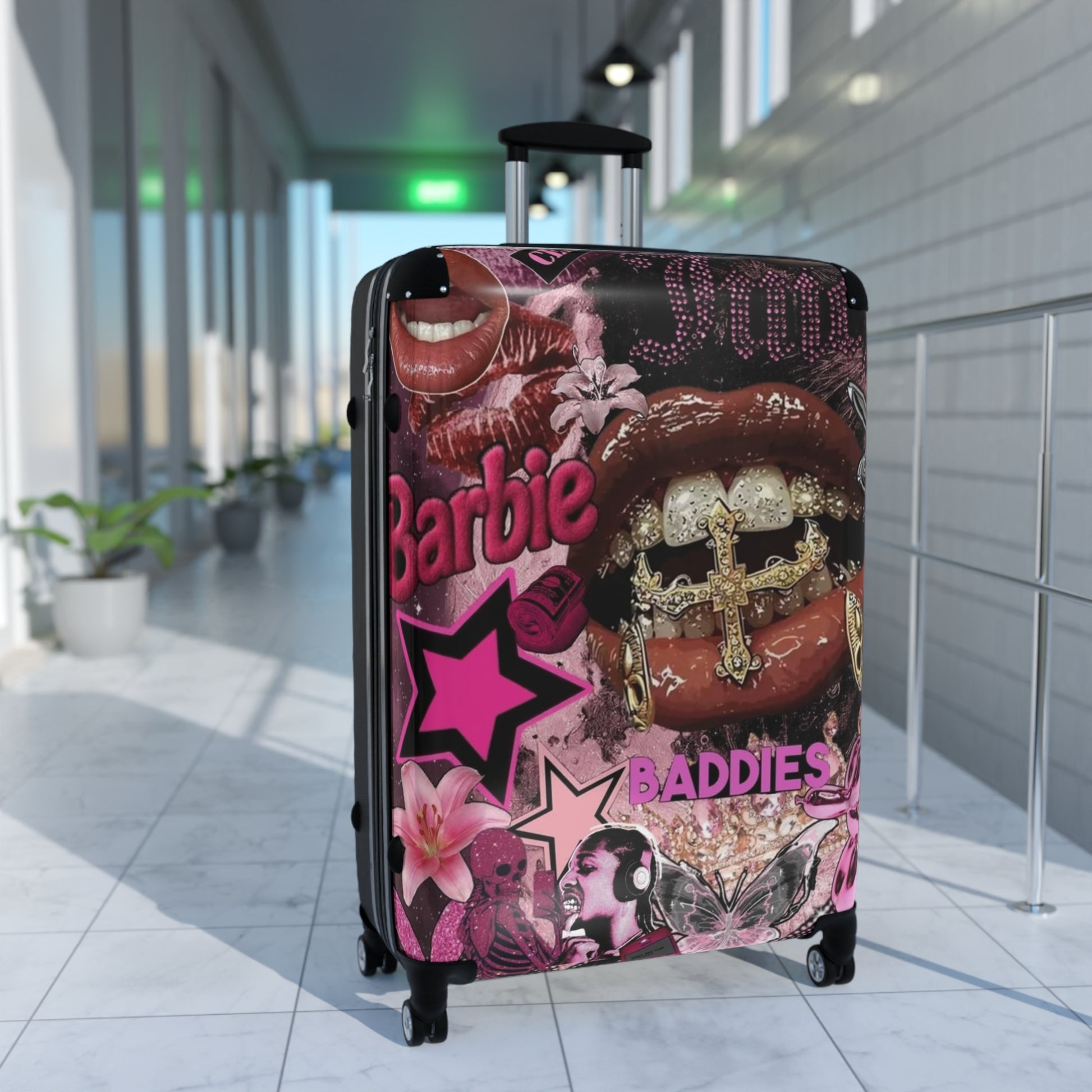 Suitcase durable lightweight travel luggage