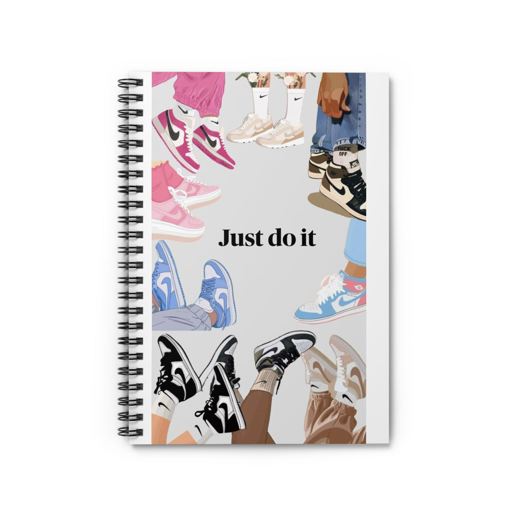 Spiral Notebook - Ruled Line|"Just do it" Journal