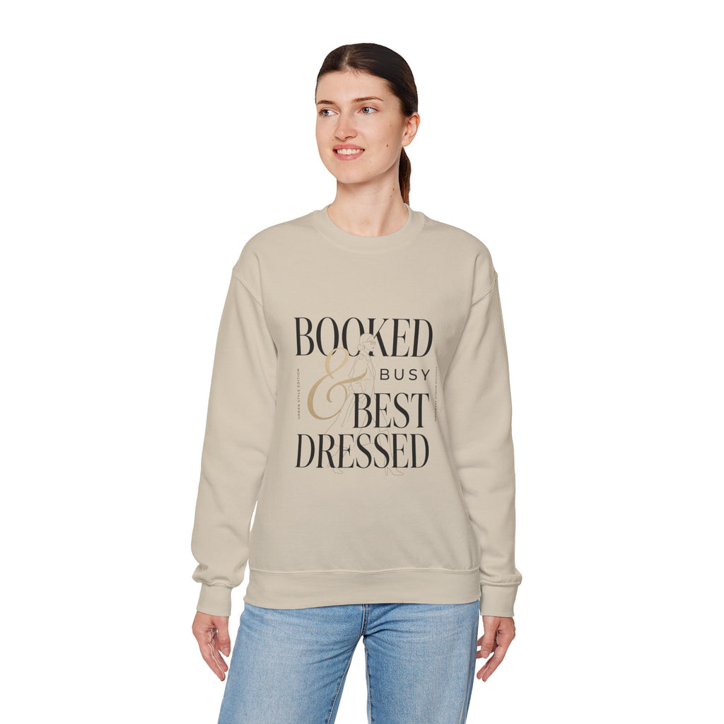 Booked & Best Dressed Sweatshirt | Parisian Chic, Office Glam