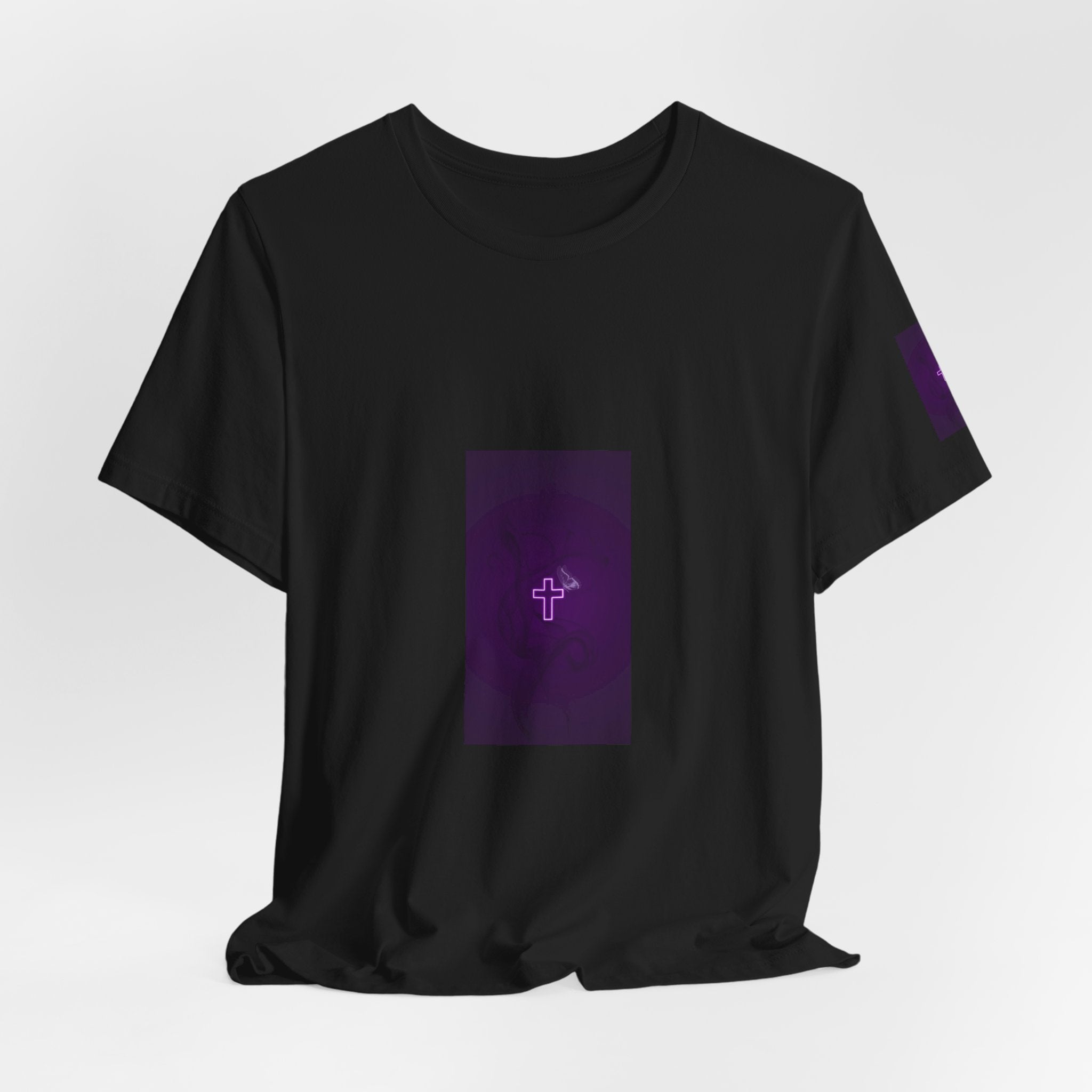 "Covered" Cross Tee — She Wears Her Faith Softly.. Tshirt for women