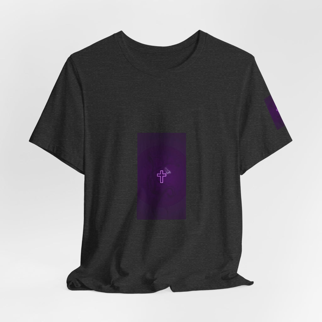 "Covered" Cross Tee — She Wears Her Faith Softly.. Tshirt for women