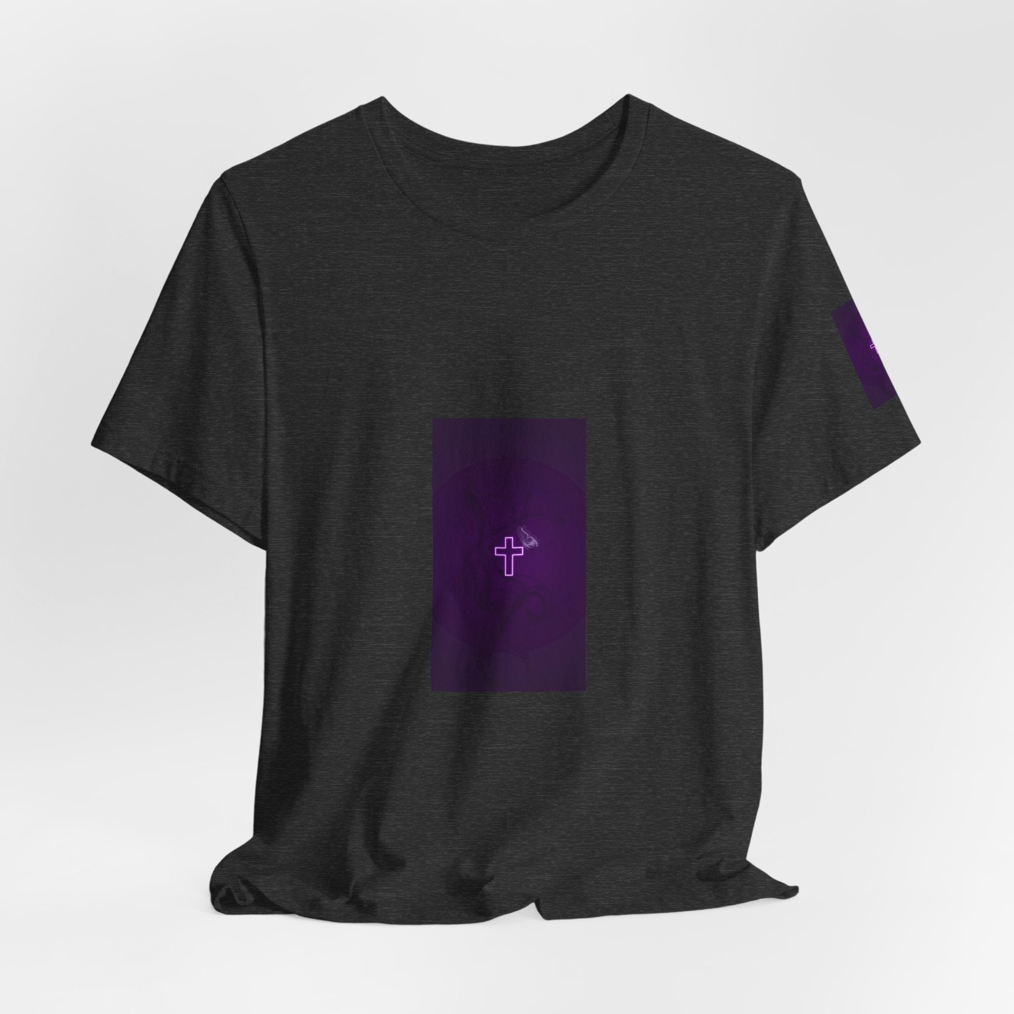 "Covered" Cross Tee — She Wears Her Faith Softly.. Tshirt for women