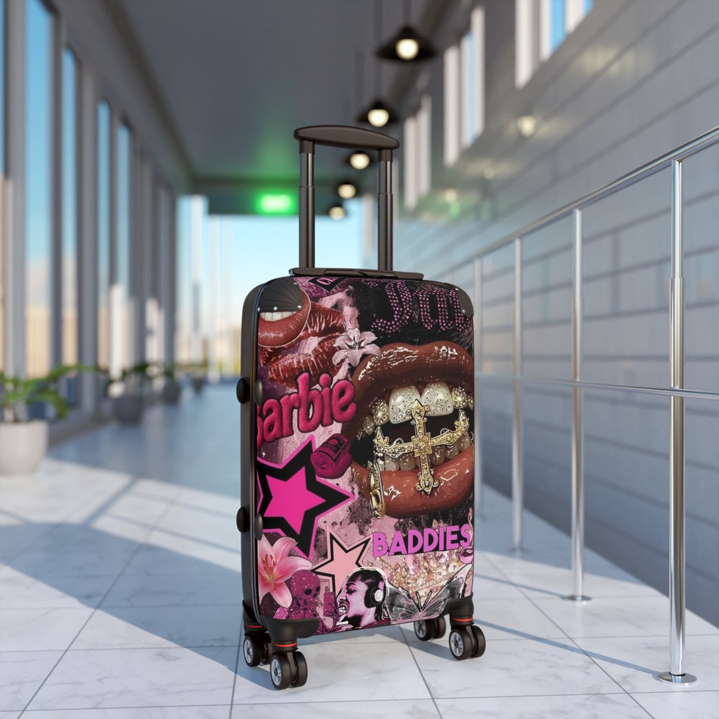 Suitcase durable lightweight travel luggage
