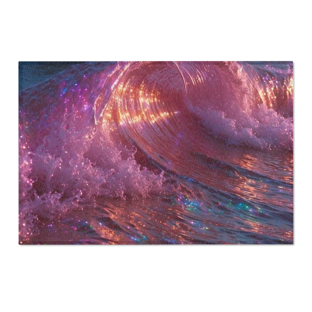 Ocean Room set- Area rug, cotton bed set and blanket