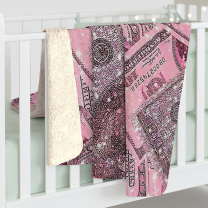 "Money Moves" Sherpa Fleece Blanket — Wrap Yourself in Abundance