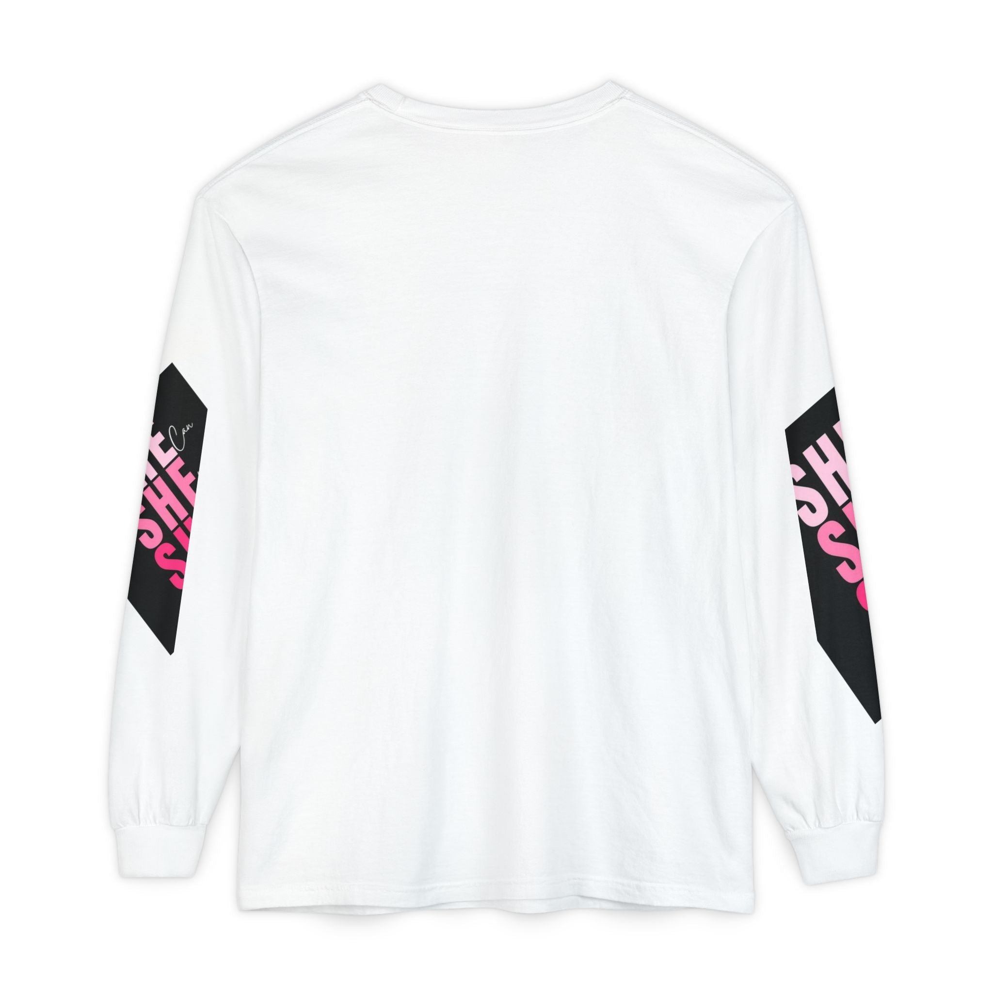 Women Garment-dyed Long Sleeve T-Shirt