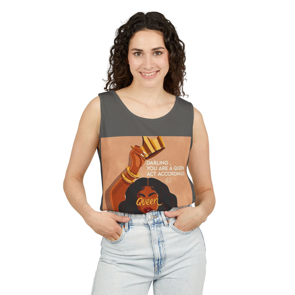Tank Top|"Queen Energy" Tank Top — She Was Born to Wear the Crown