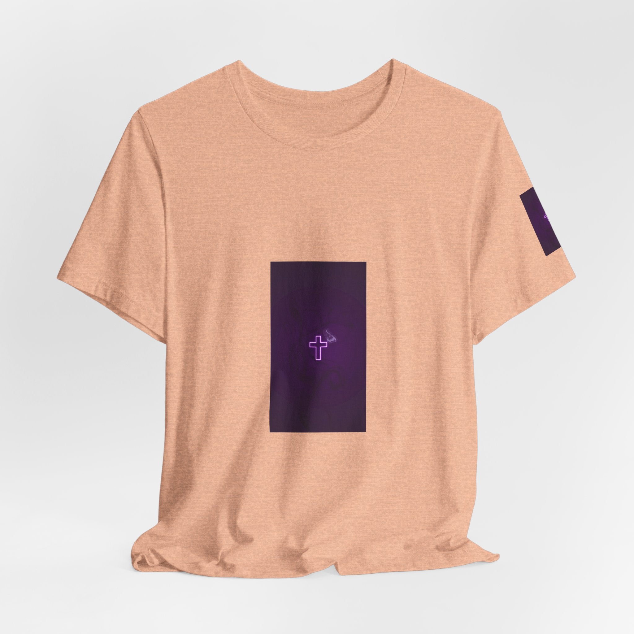 "Covered" Cross Tee — She Wears Her Faith Softly.. Tshirt for women