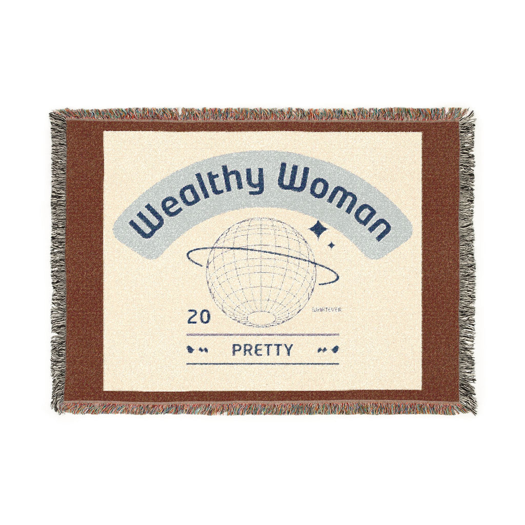 Woven Blanket for women "Wealthy Woman"