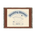 Woven Blanket for women "Wealthy Woman"