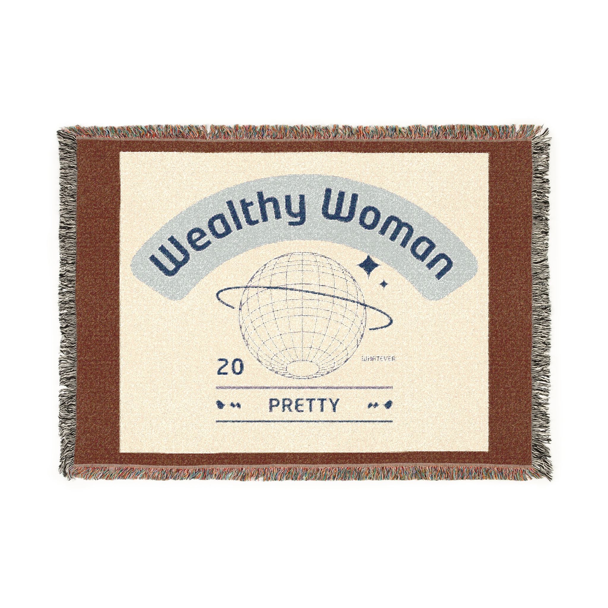 Woven Blanket for women "Wealthy Woman"