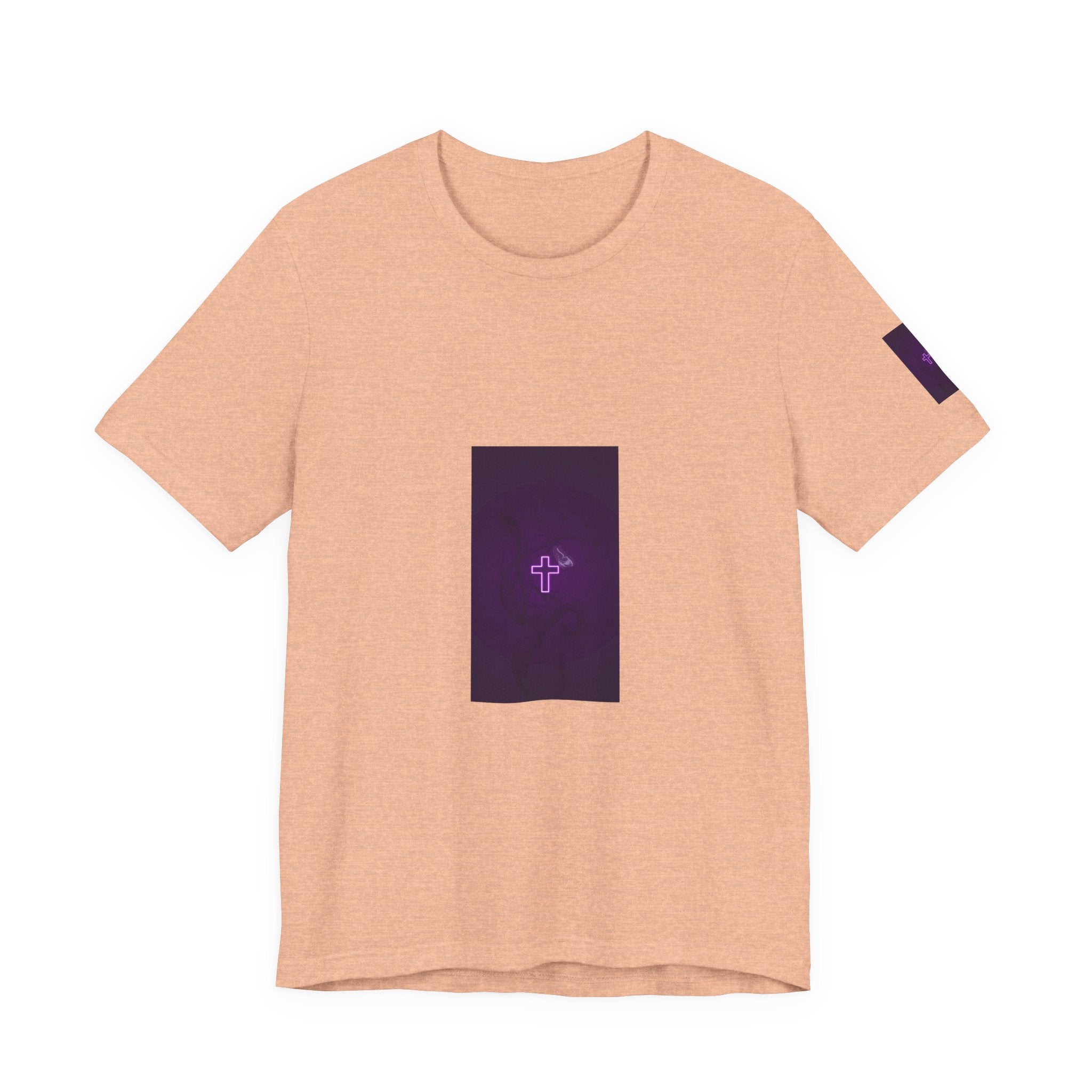 "Covered" Cross Tee — She Wears Her Faith Softly.. Tshirt for women