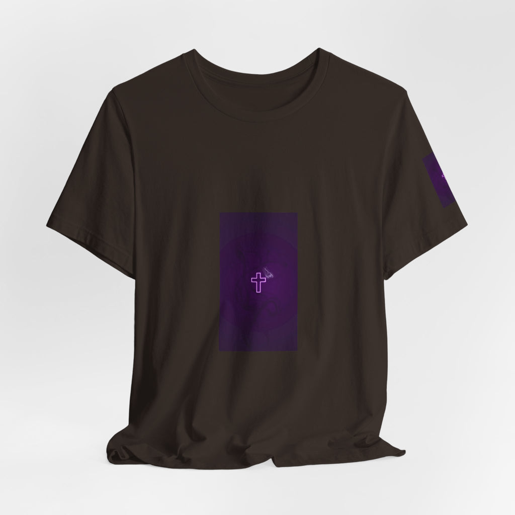 "Covered" Cross Tee — She Wears Her Faith Softly.. Tshirt for women