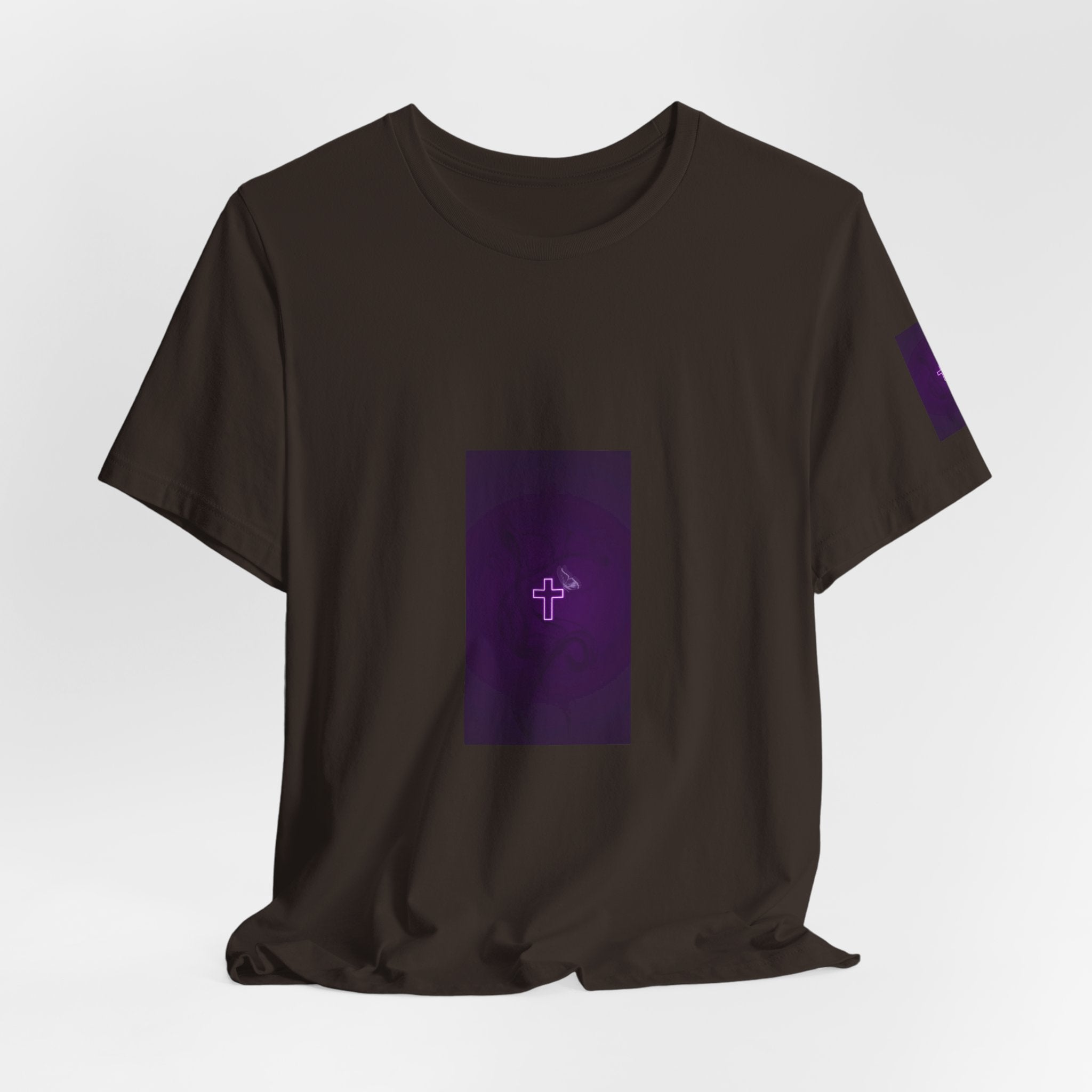 "Covered" Cross Tee — She Wears Her Faith Softly.. Tshirt for women