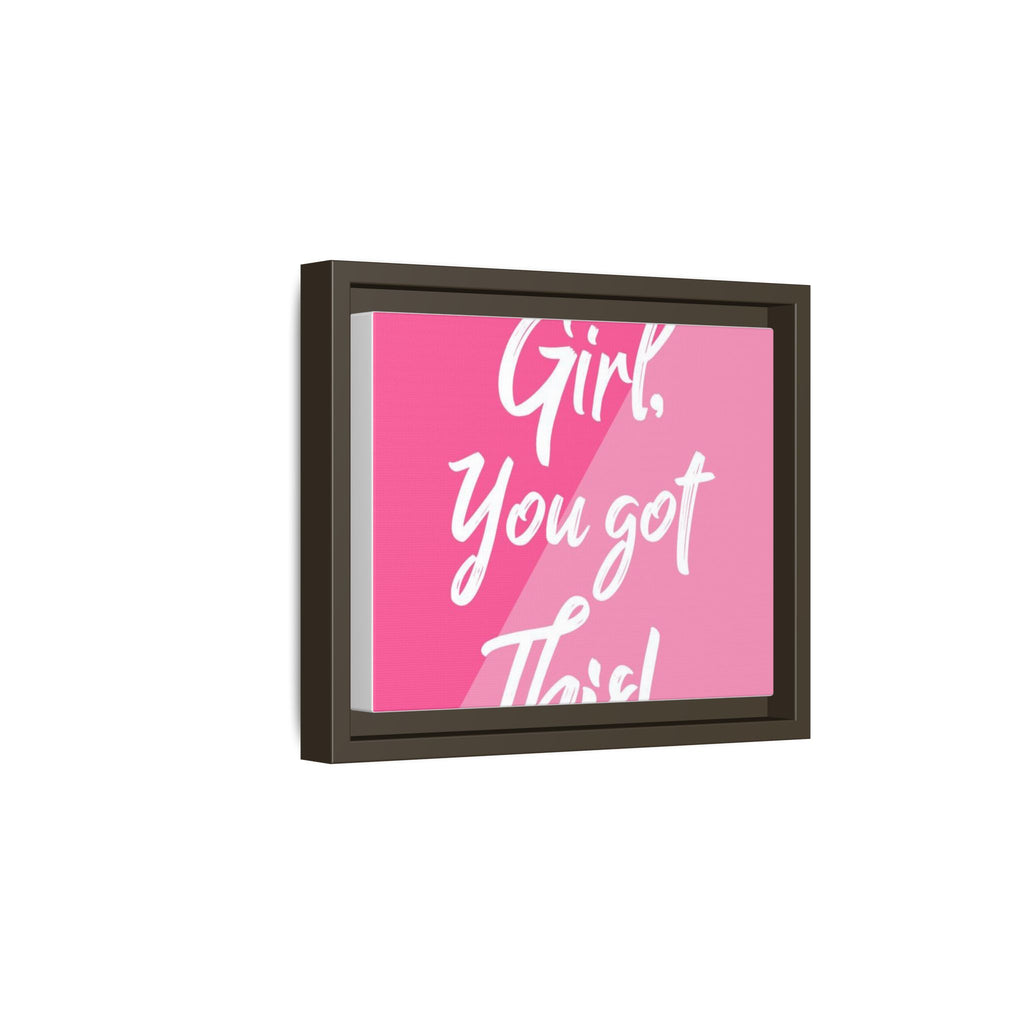 Matte Canvas, Framed (Multi-color)|Frame |Cute inspirational frames