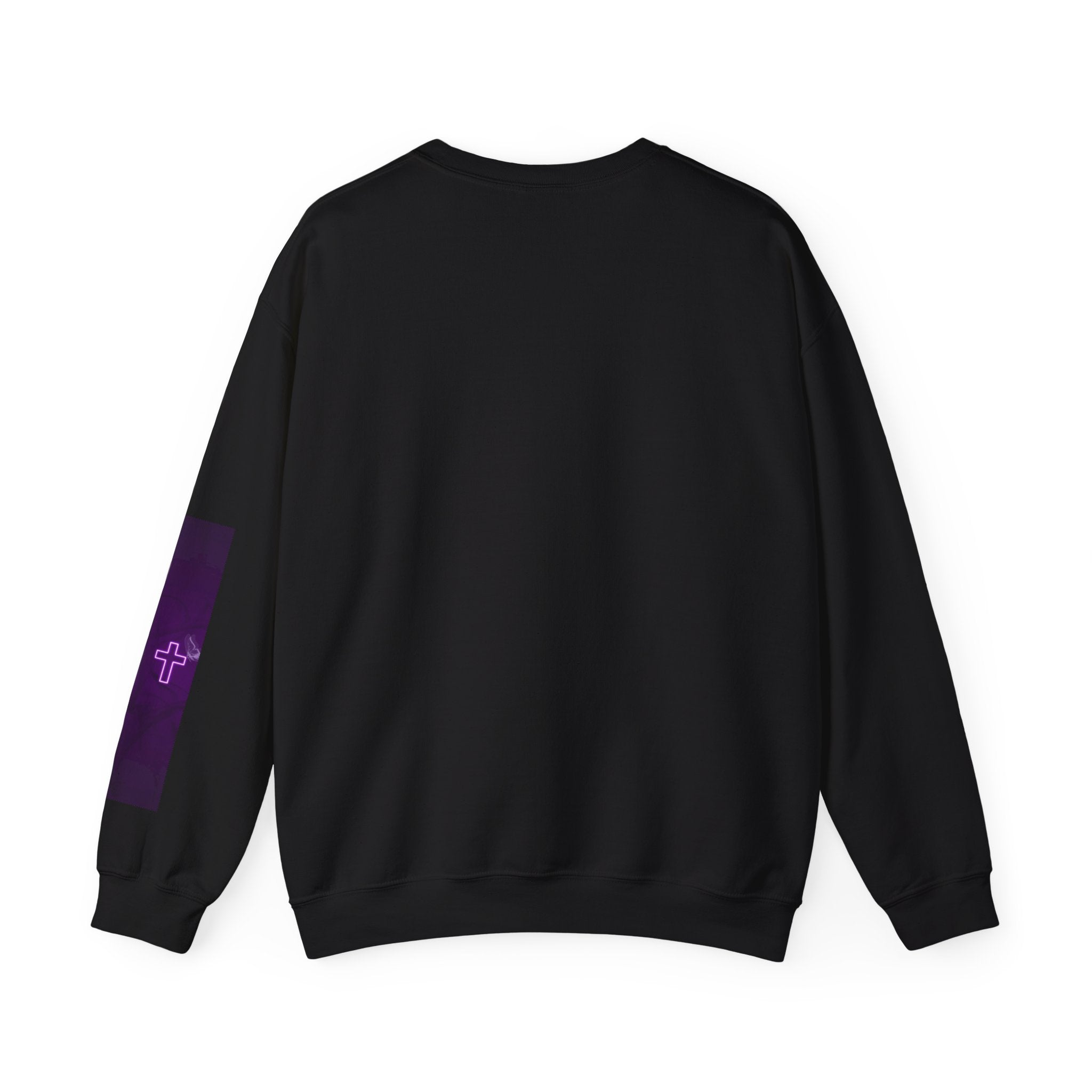 "Neon Cross" Faith Crewneck Sweatshirt — She Glows in the Dark |Tshirt for women