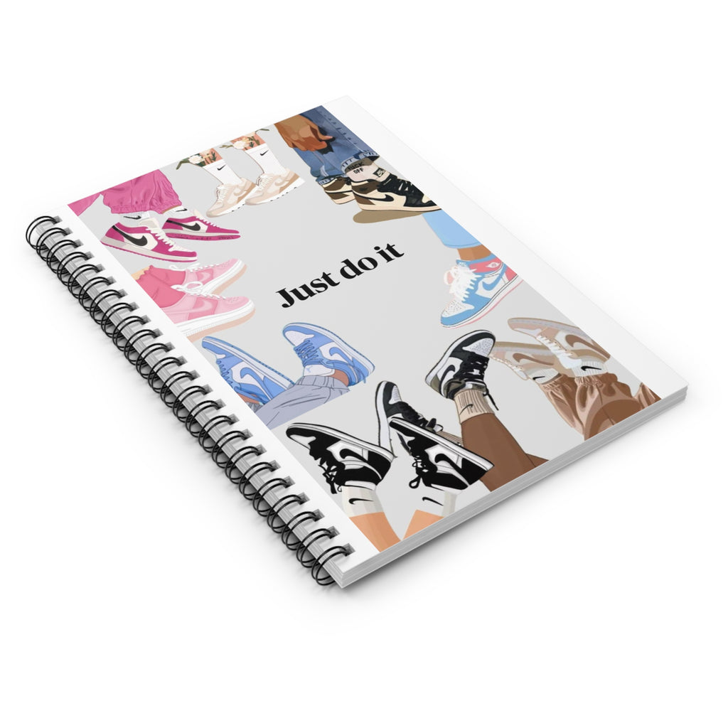 Spiral Notebook - Ruled Line|"Just do it" Journal