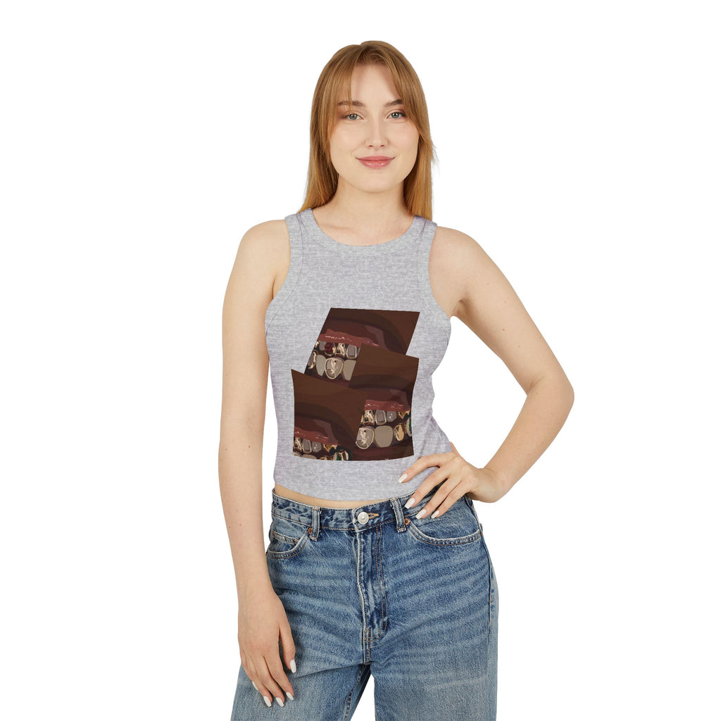 Women's Micro Rib Racer Tank Top