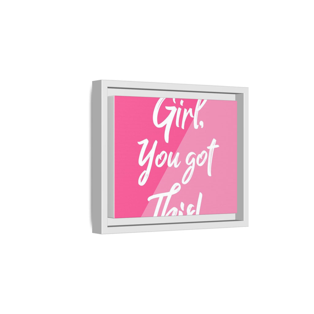 Matte Canvas, Framed (Multi-color)|Frame |Cute inspirational frames