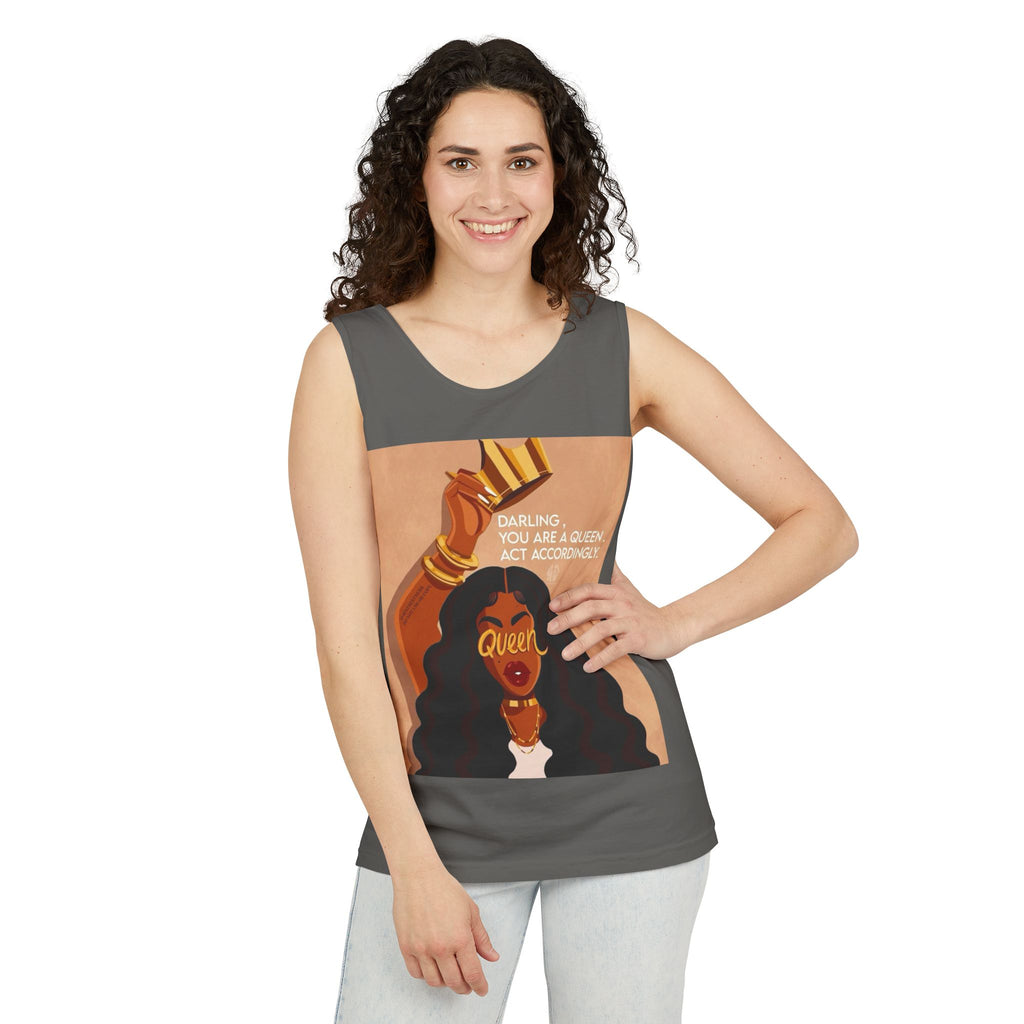 Tank Top|"Queen Energy" Tank Top — She Was Born to Wear the Crown