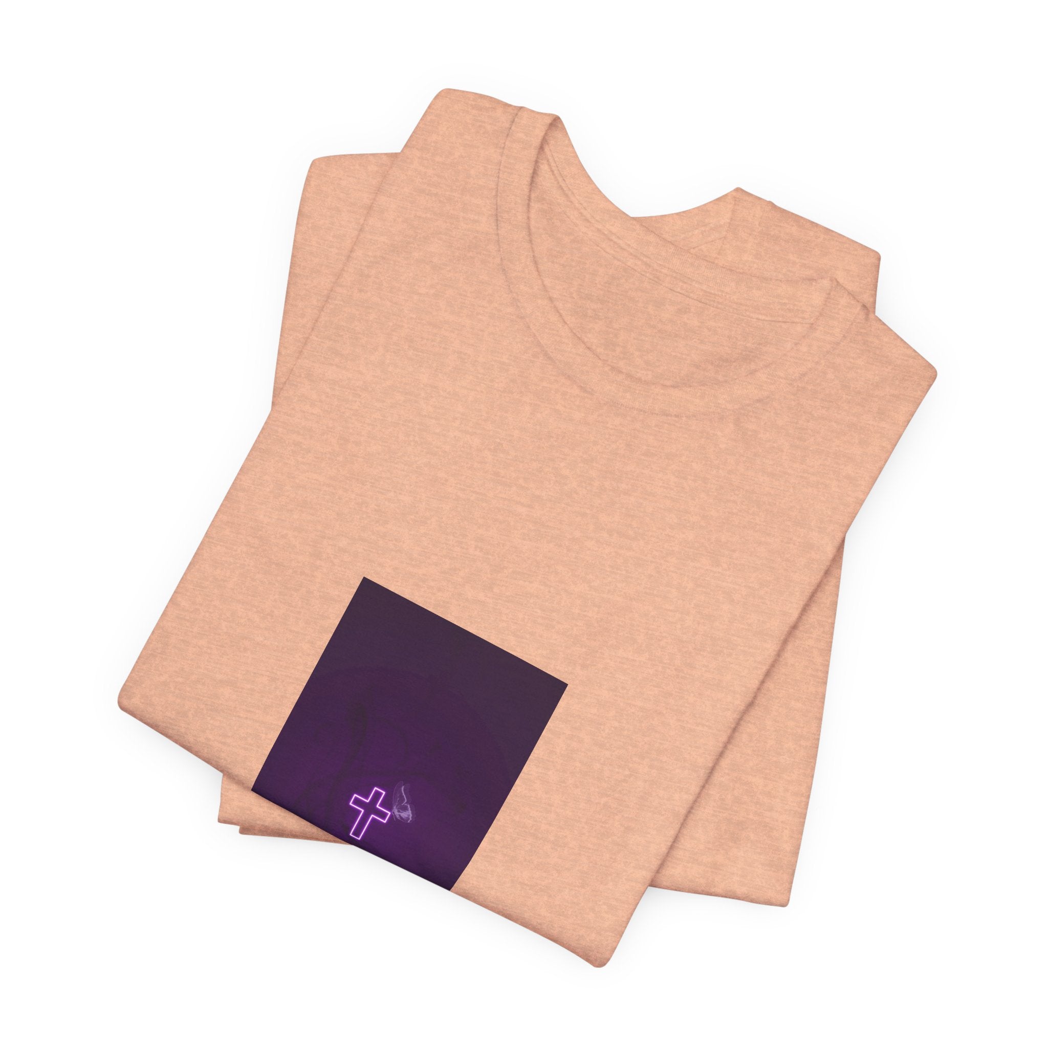 "Covered" Cross Tee — She Wears Her Faith Softly.. Tshirt for women