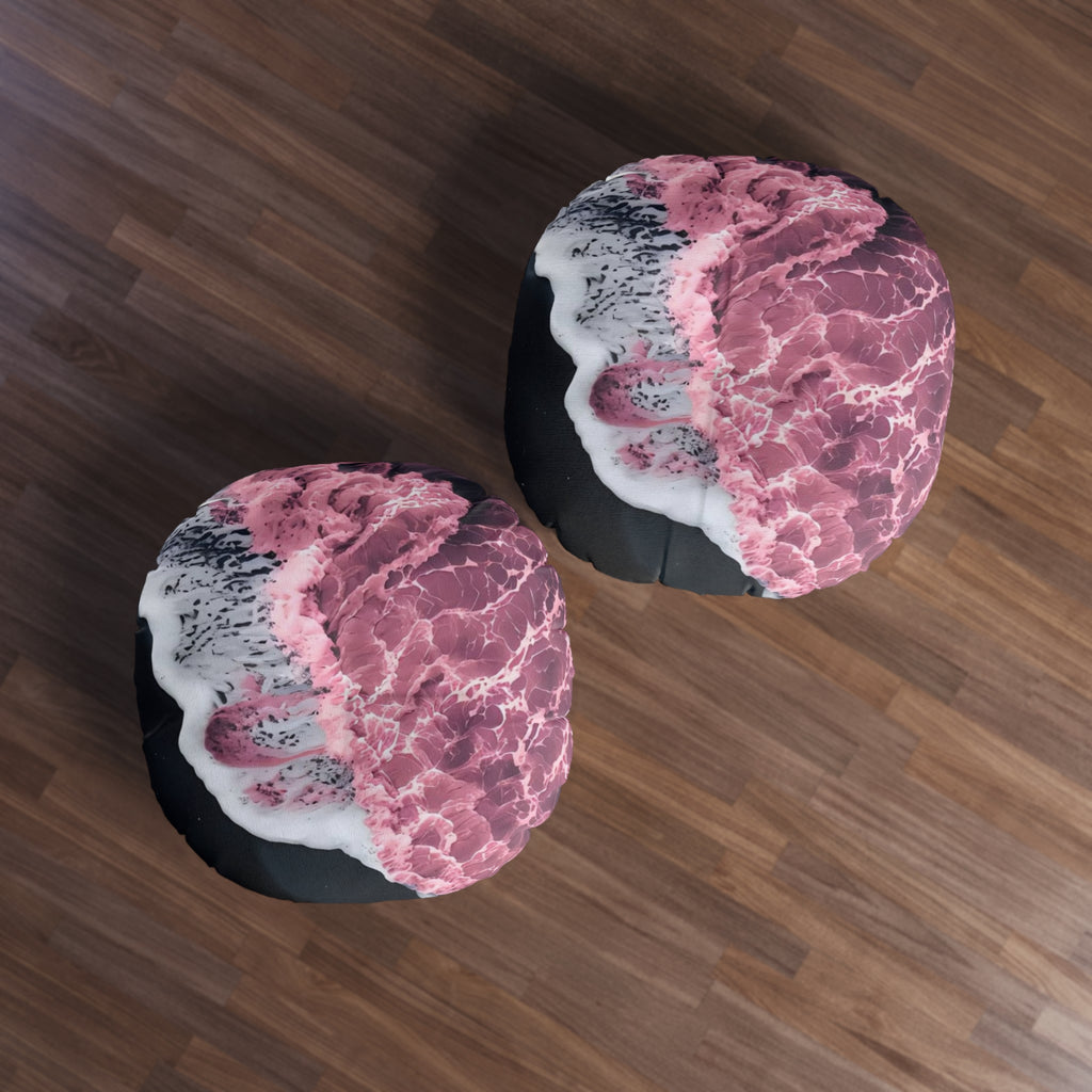 Pink Ocean Wave Bundle🌊 [ Hoodie Blanket + Blanket + Throw Pillow]