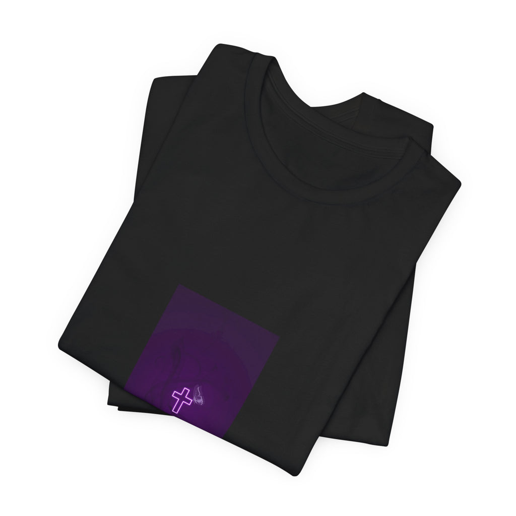 "Covered" Cross Tee — She Wears Her Faith Softly.. Tshirt for women