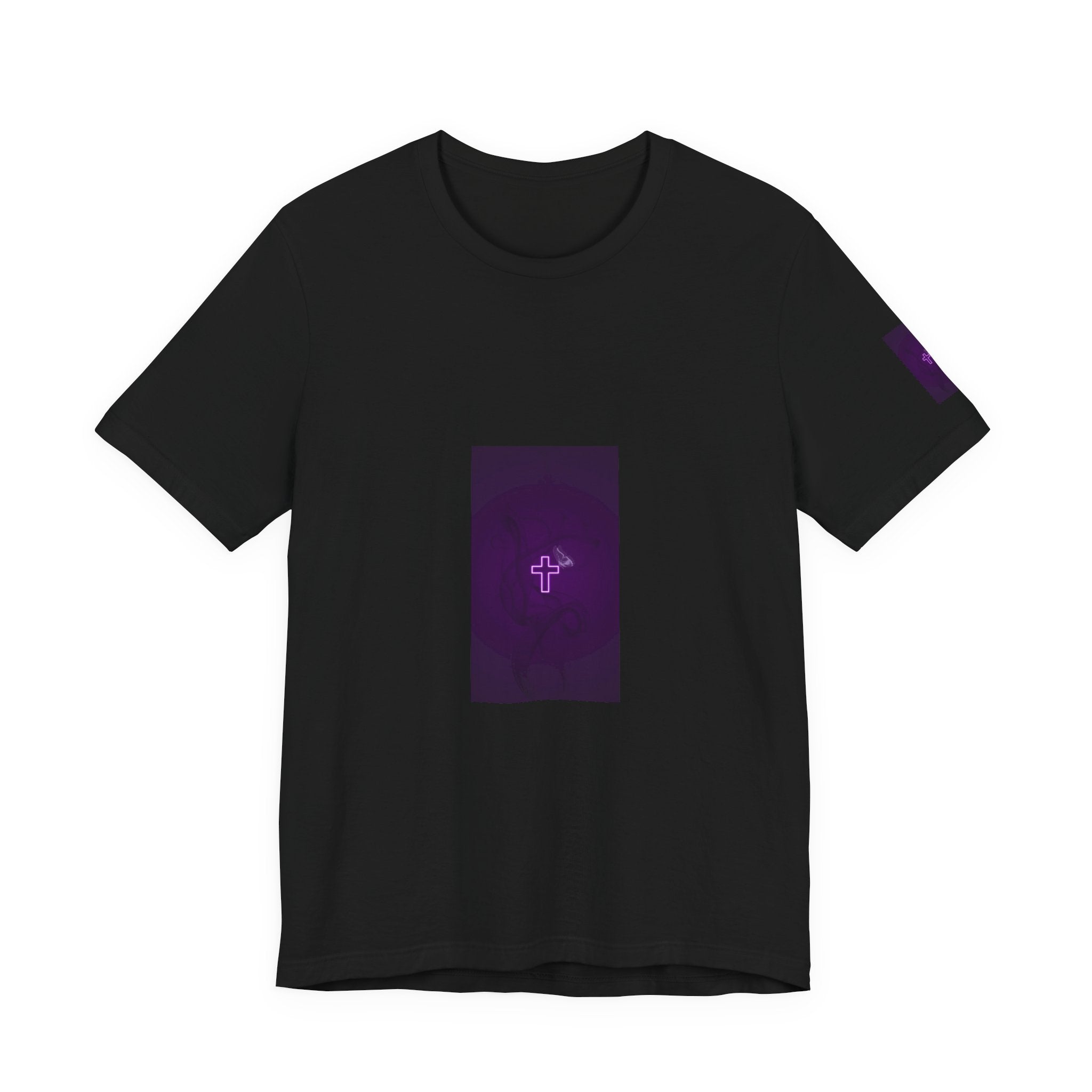 "Covered" Cross Tee — She Wears Her Faith Softly.. Tshirt for women