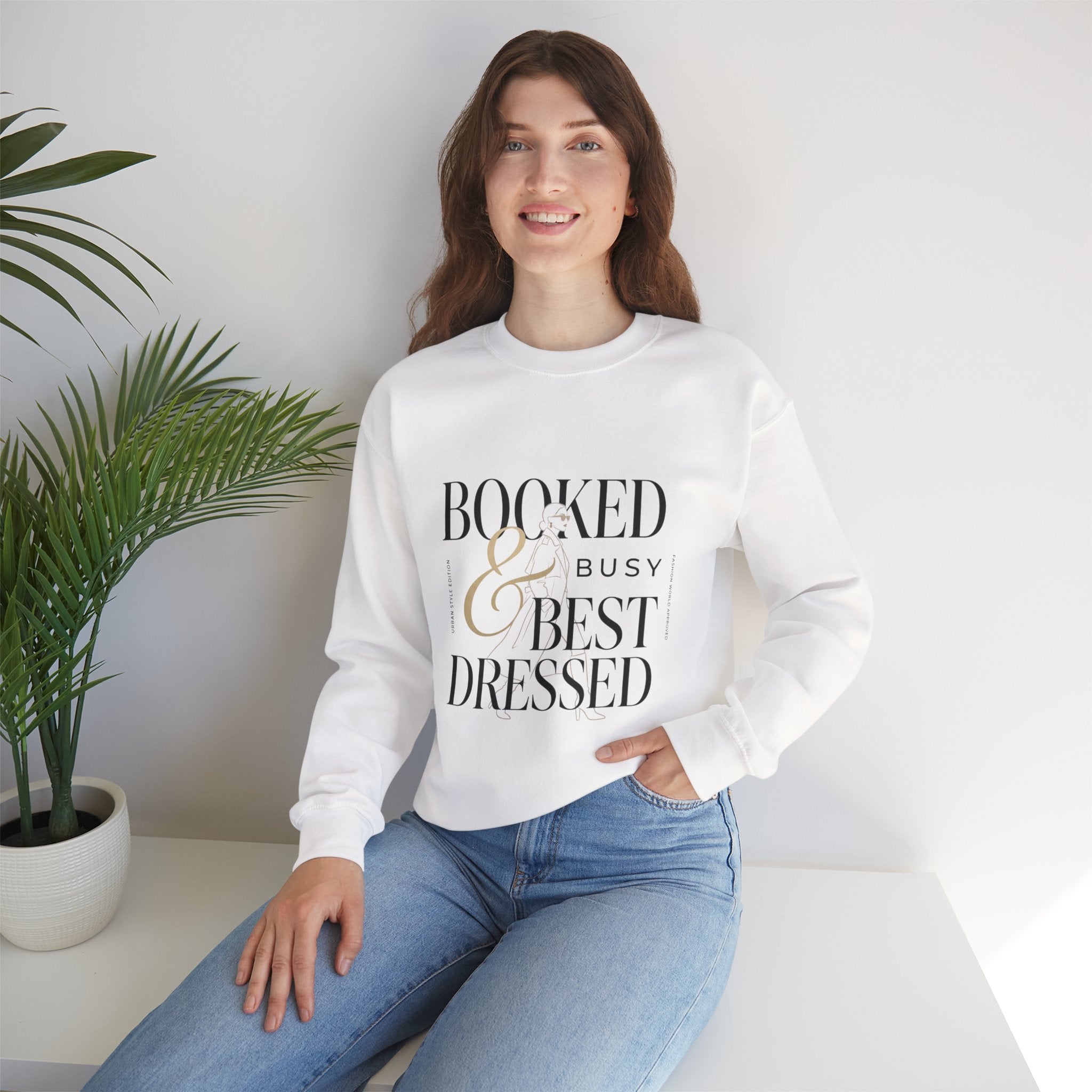 Booked & Best Dressed Sweatshirt | Parisian Chic, Office Glam