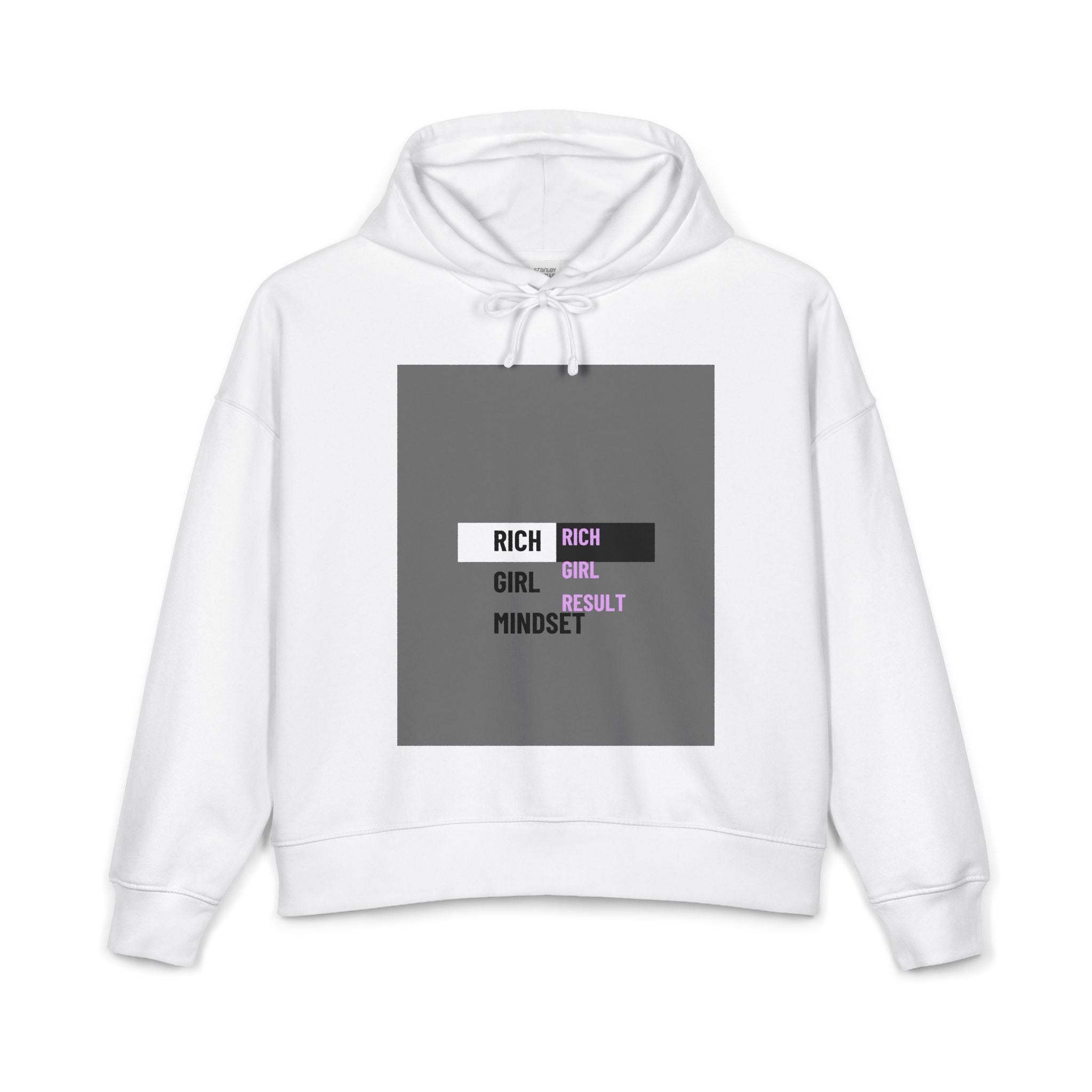 Rich Girl Mindset hoodie | Motivational Graphic Hoodie |Hoodie for women