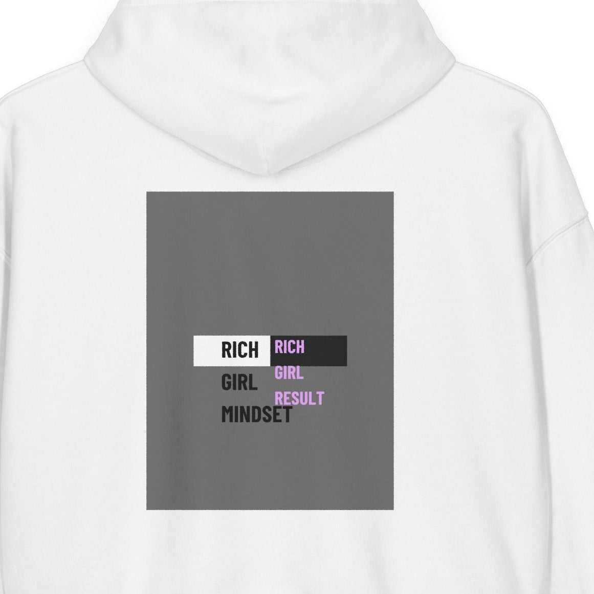 Rich Girl Mindset hoodie | Motivational Graphic Hoodie |Hoodie for women
