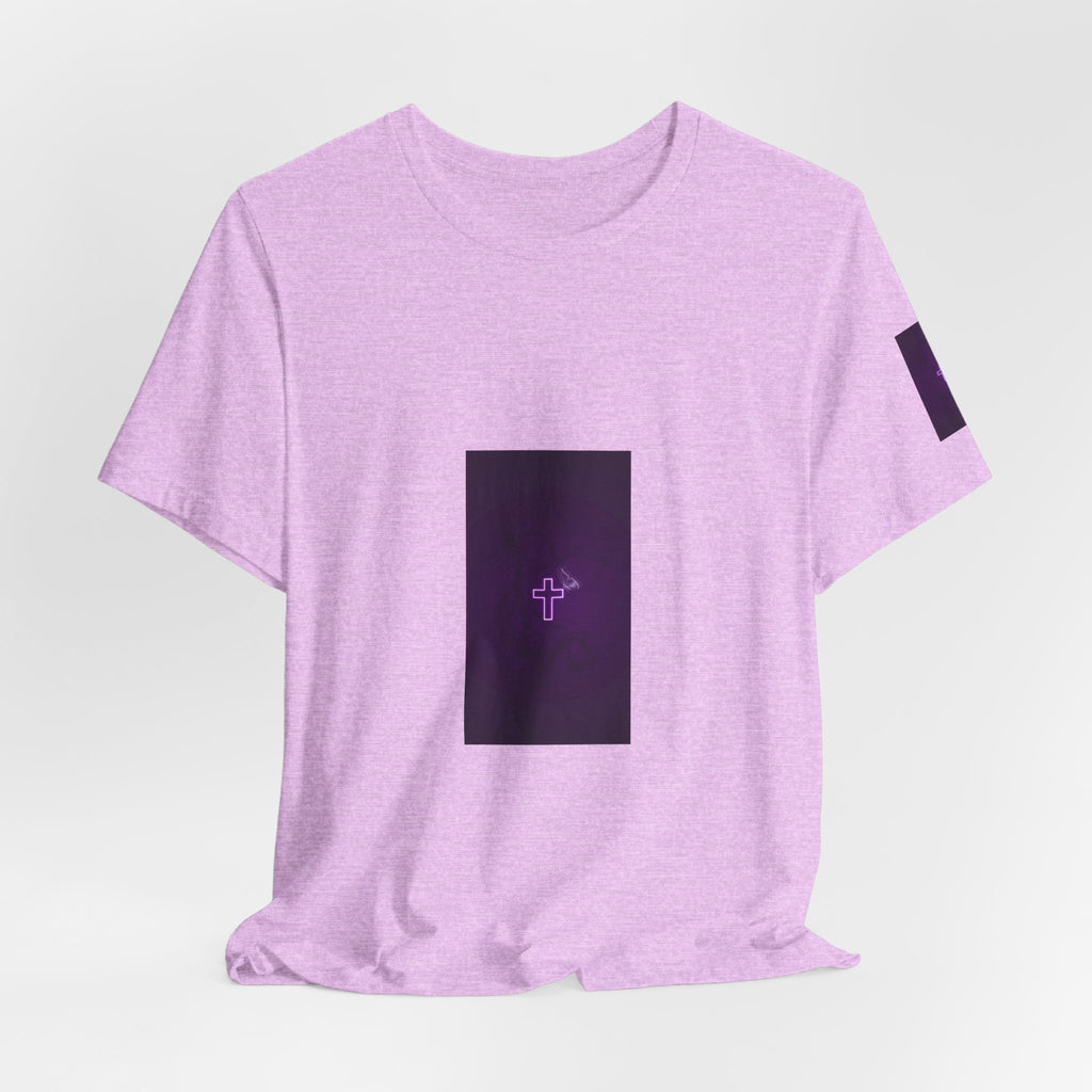 "Covered" Cross Tee — She Wears Her Faith Softly.. Tshirt for women