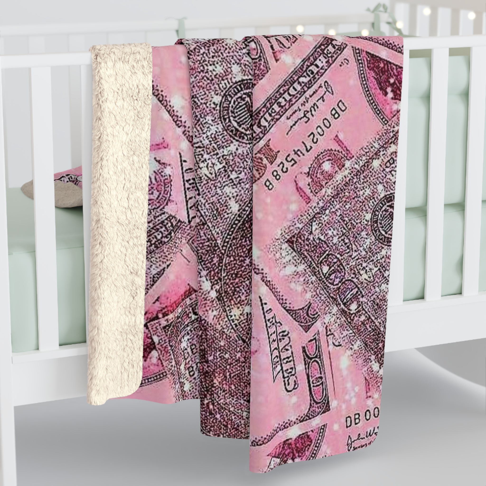 "Money Moves" Sherpa Fleece Blanket — Wrap Yourself in Abundance
