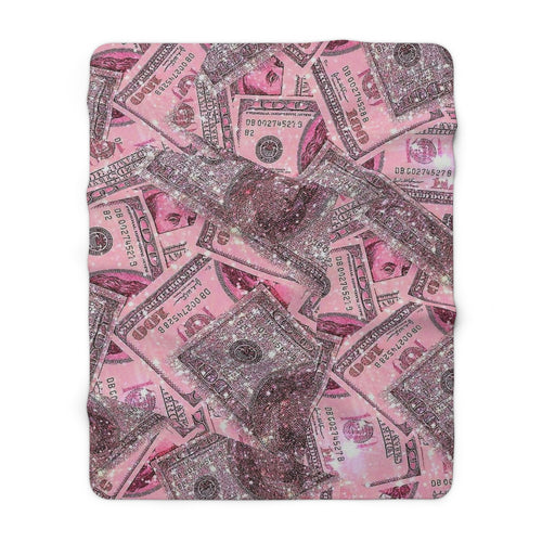 "Money Moves" Sherpa Fleece Blanket — Wrap Yourself in Abundance
