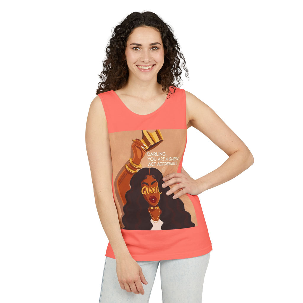 Tank Top|"Queen Energy" Tank Top — She Was Born to Wear the Crown
