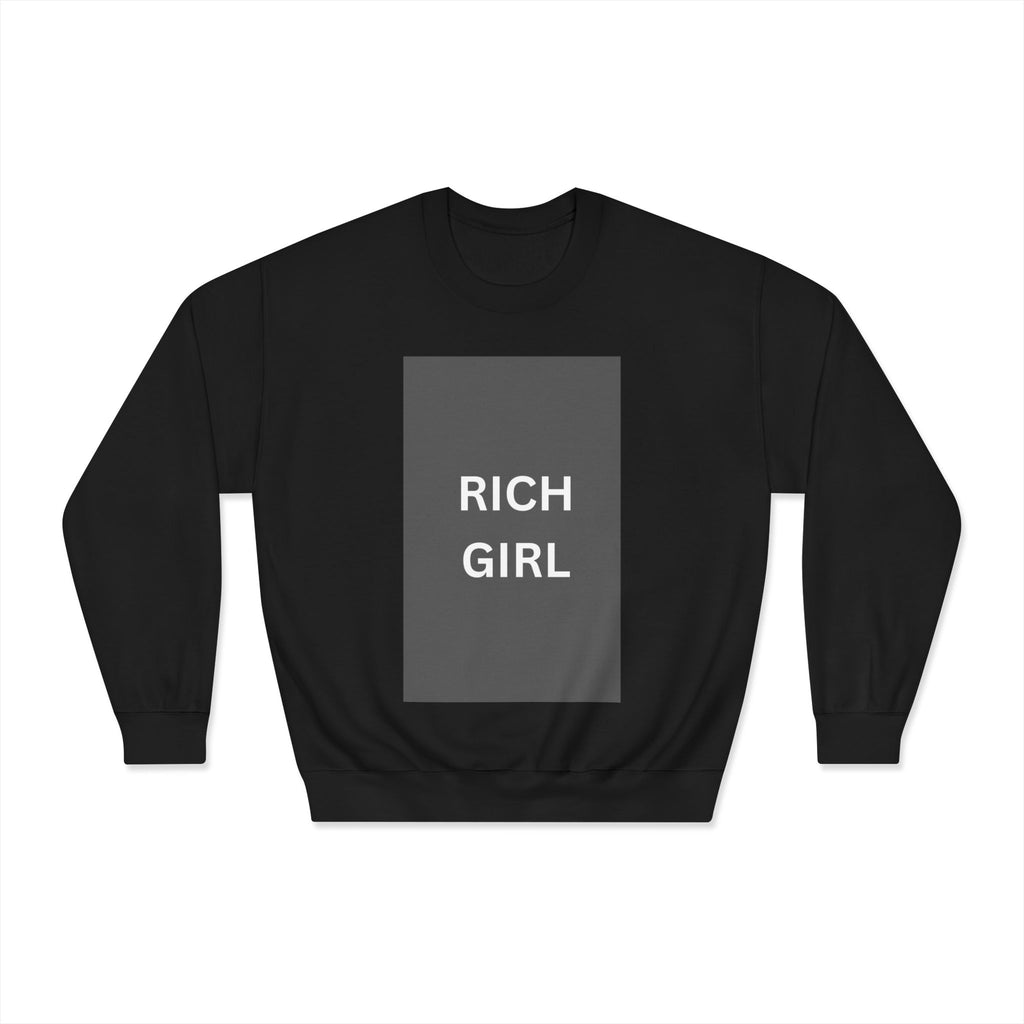 Rich Girl Sweatshirt & Money Moves Sherpa Blanket Bundle | Women's Aesthetic Fashion Set