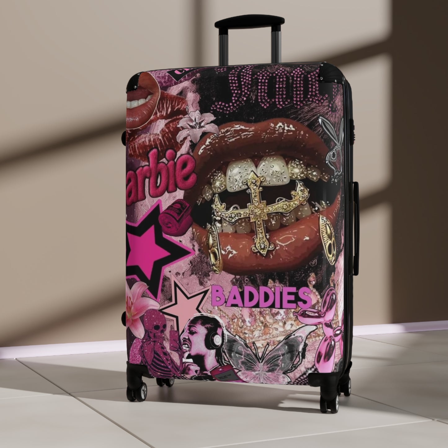 Suitcase durable lightweight travel luggage