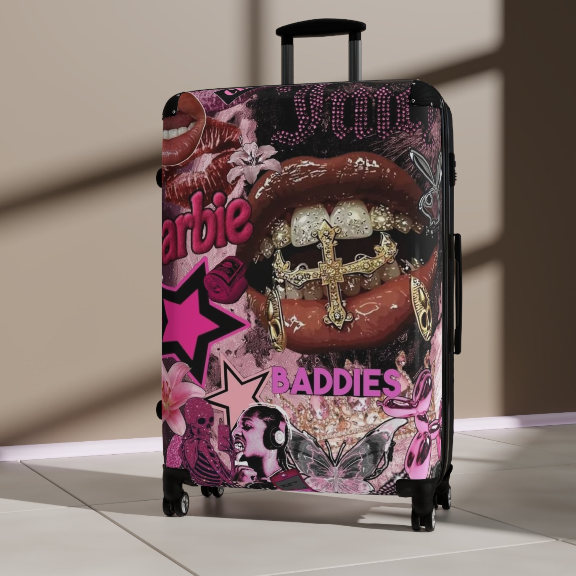Suitcase durable lightweight travel luggage