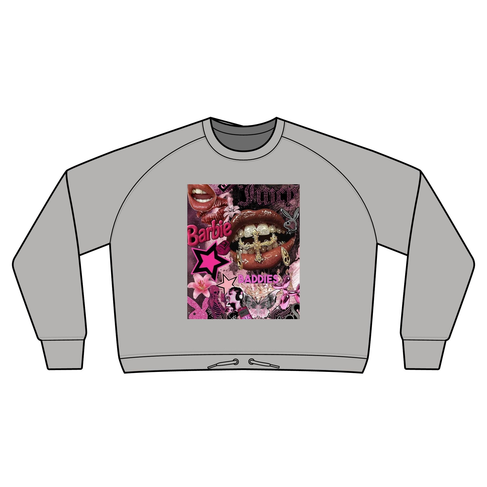 Women's Boxy Fleece Crewneck Sweatshirt front view
