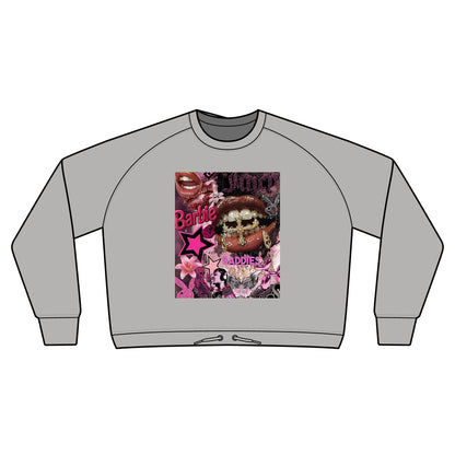 Women's Boxy Fleece Crewneck Sweatshirt front view