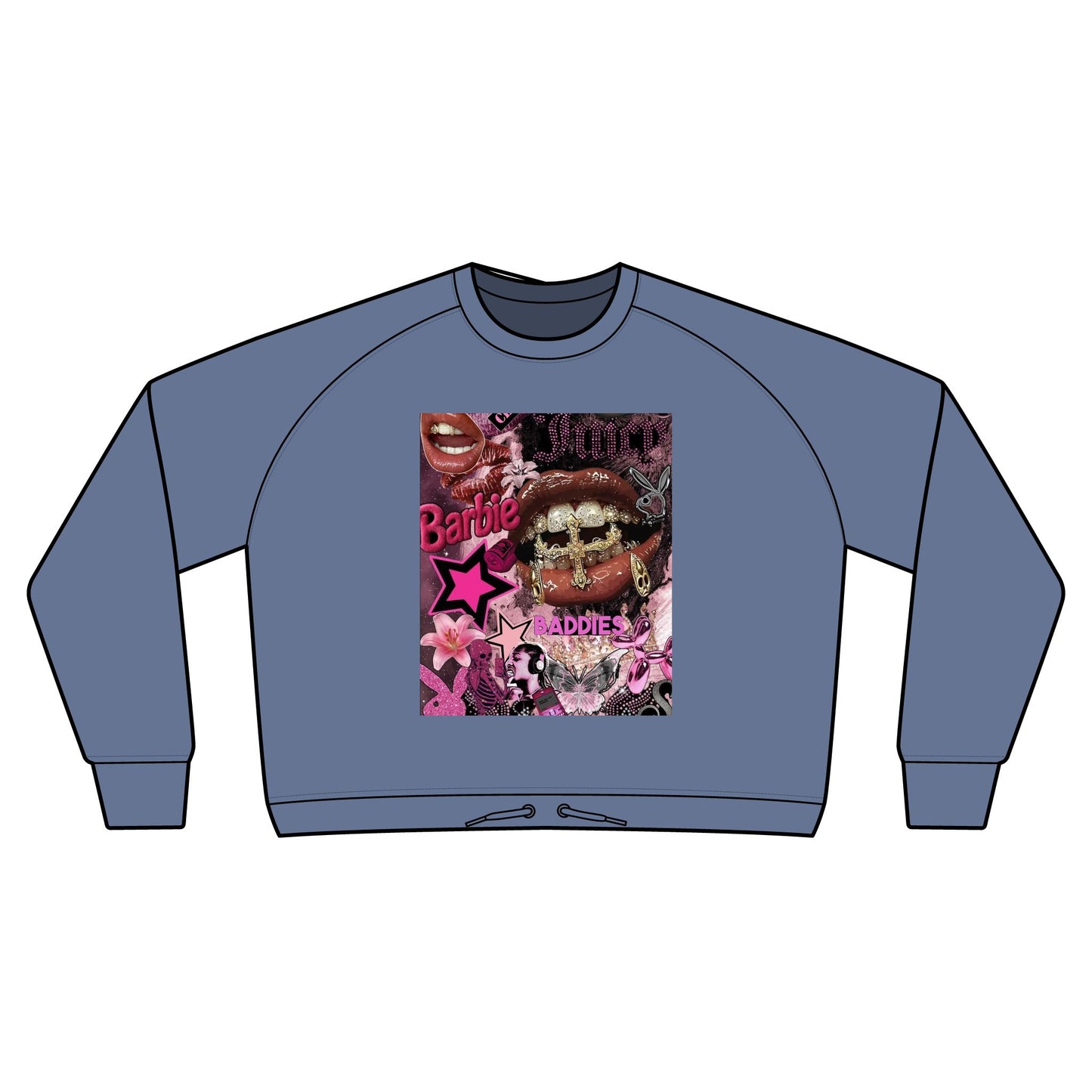 Women's Boxy Fleece Crewneck Sweatshirt front view