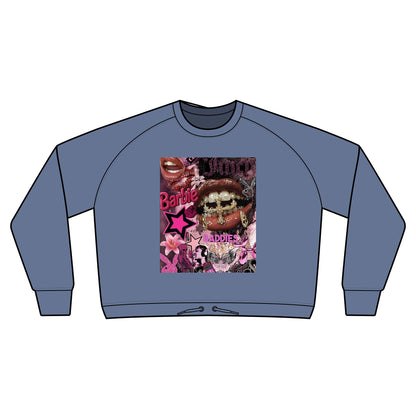 Women's Boxy Fleece Crewneck Sweatshirt front view