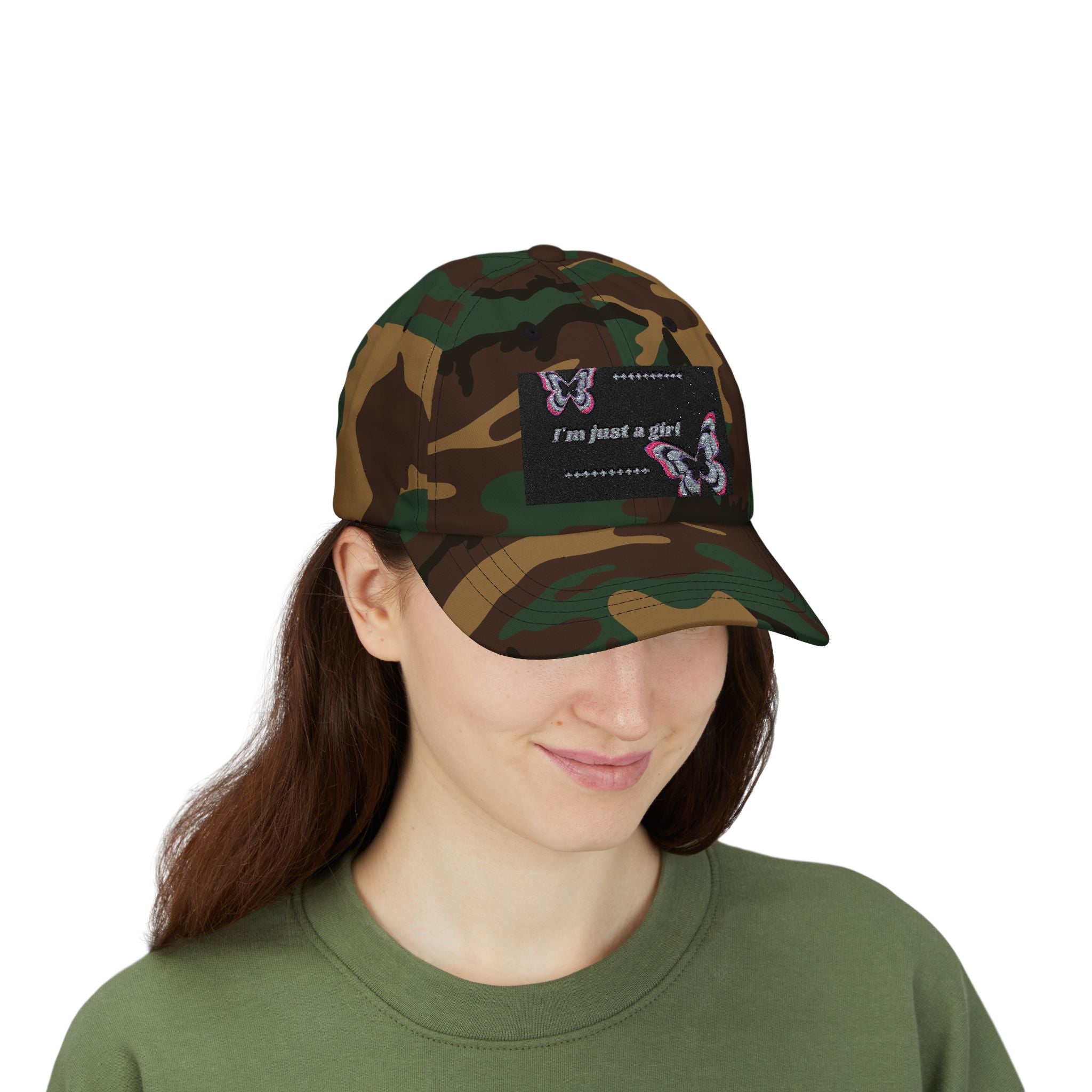 Face Cap for Women|"I'm just a girl"