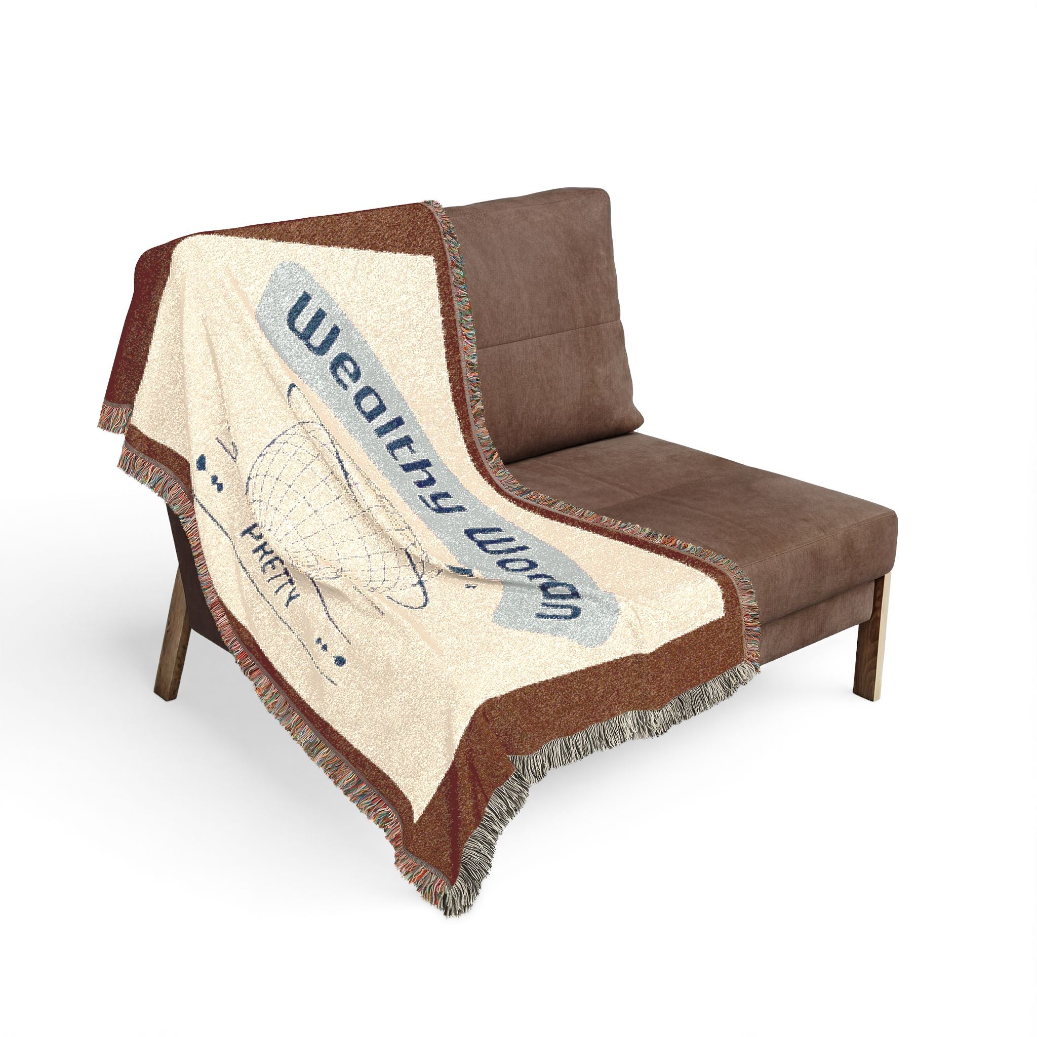 Woven Blanket for women "Wealthy Woman"